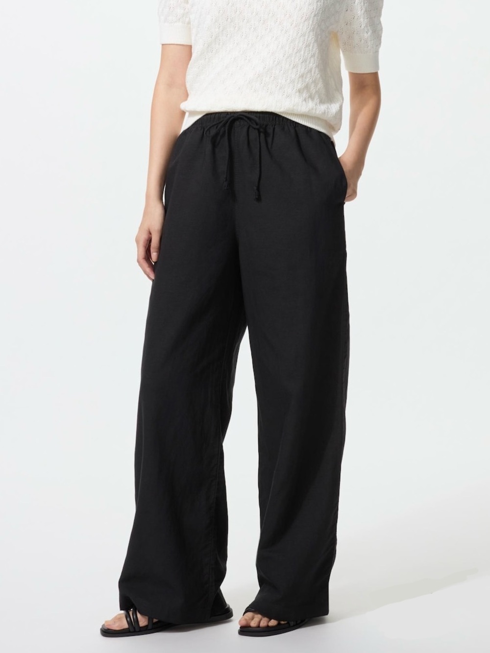 Uniqlo Women's Linen Blend Easy Pants